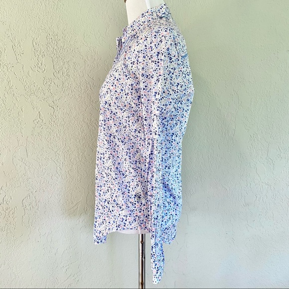 EUC Victoria's Secret Ditsy Floral Poplin Shirt XS - Picture 4 of 15